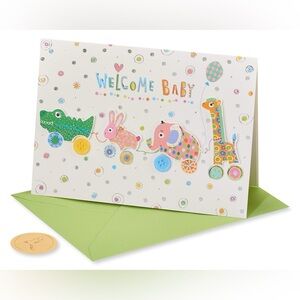 🆕Papyrus “Welcome Baby” Greeting Card